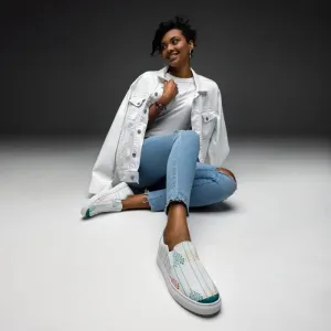 Blooming Comfort Womens Slip Canvas Shoes