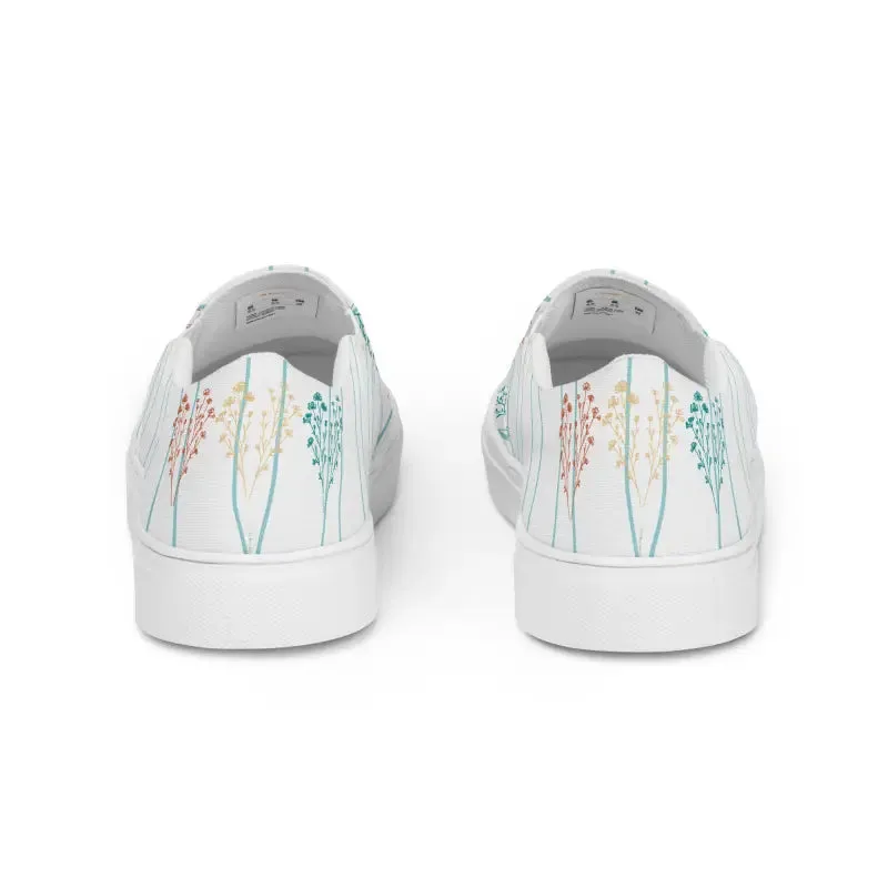 Blooming Comfort Womens Slip Canvas Shoes