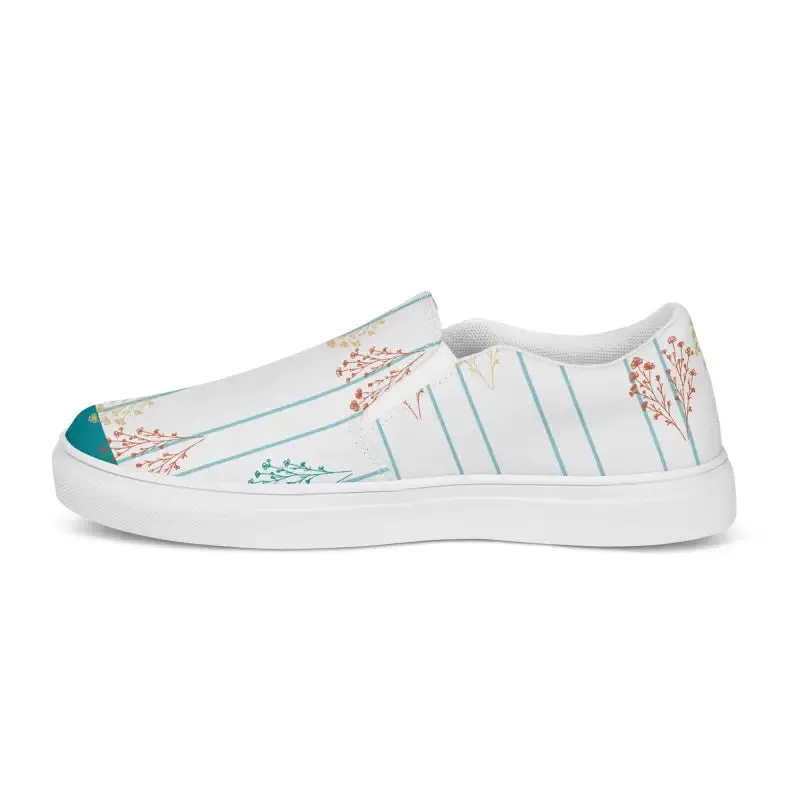 Blooming Comfort Womens Slip Canvas Shoes