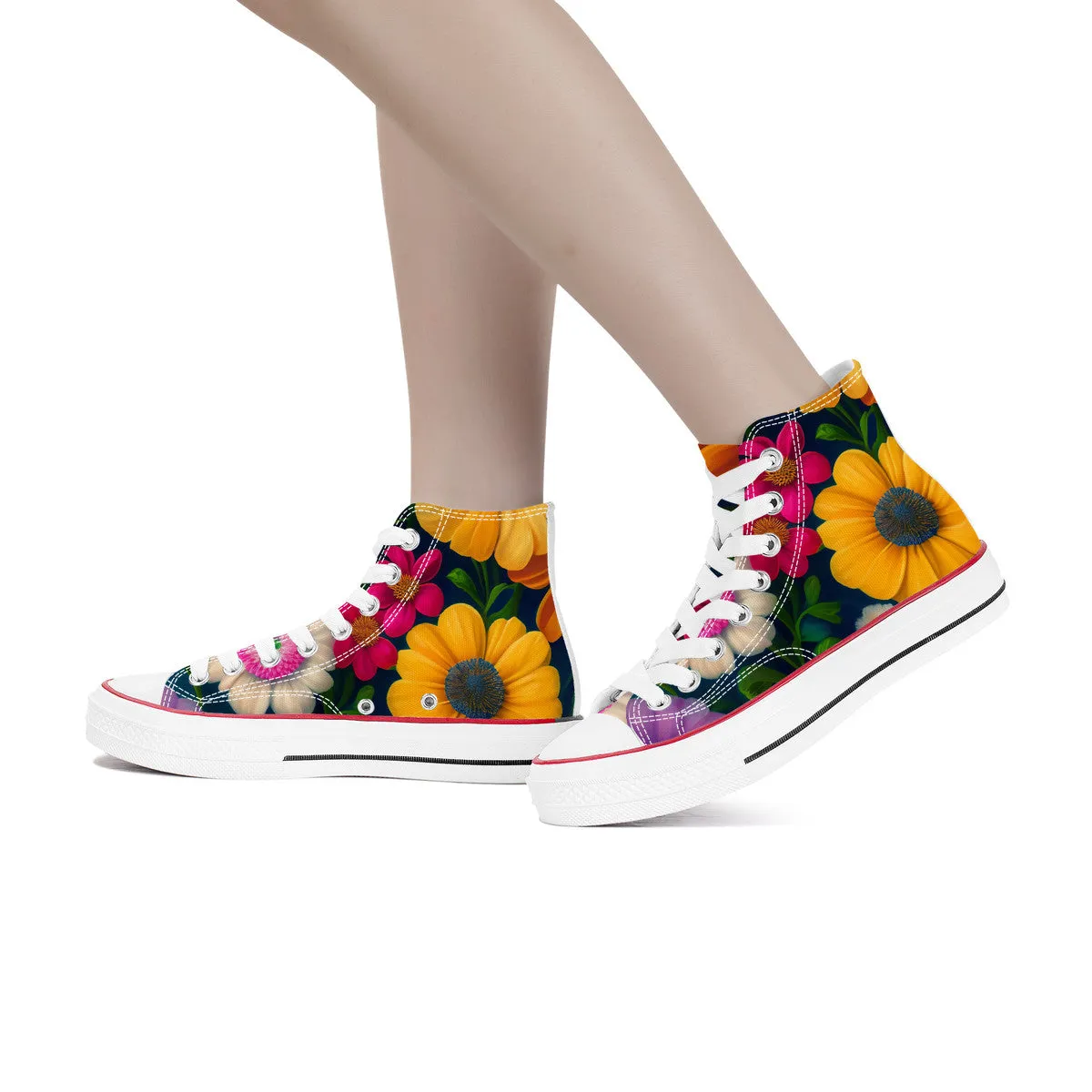 Bloss High Top Canvas Shoes