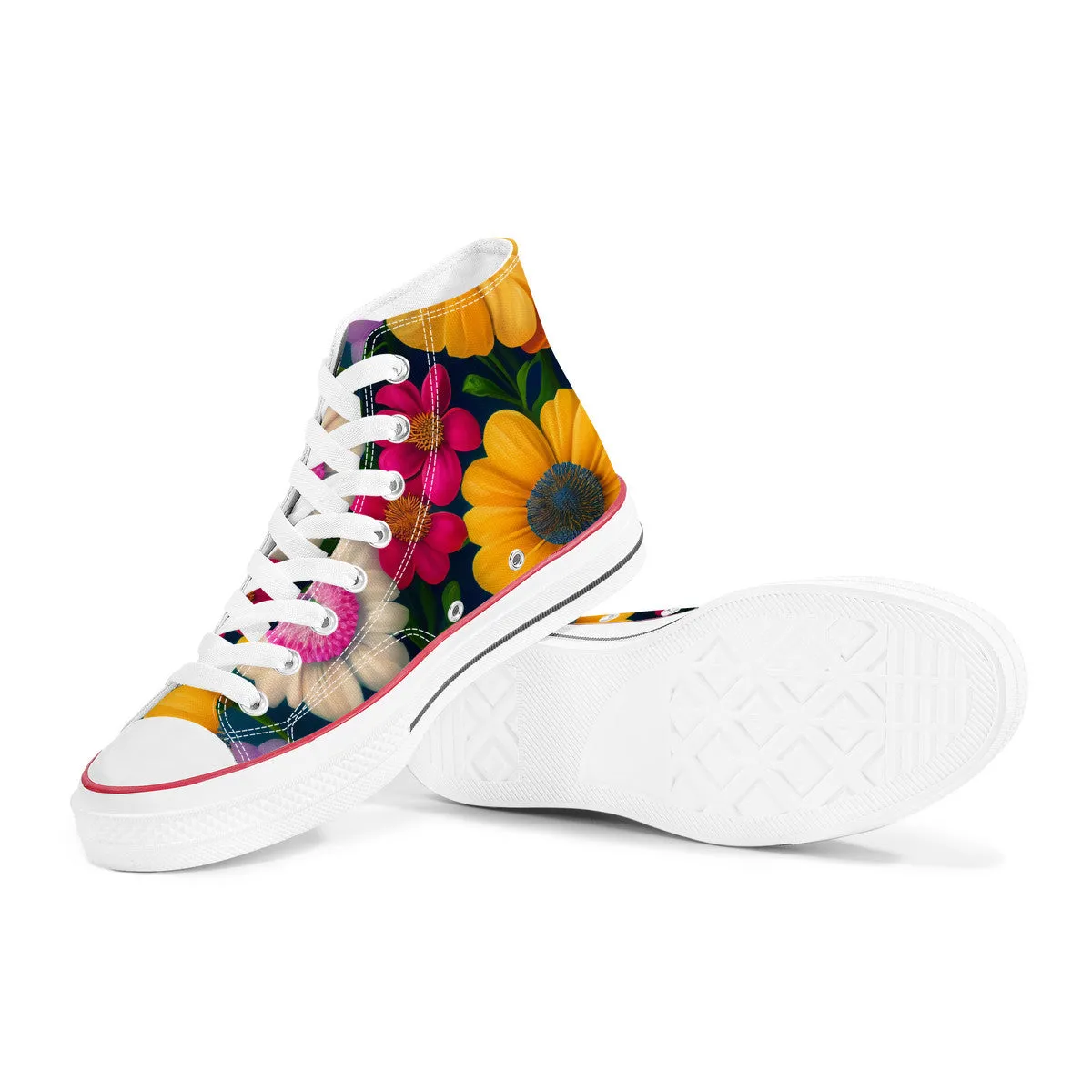 Bloss High Top Canvas Shoes