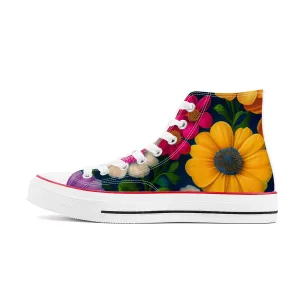 Bloss High Top Canvas Shoes