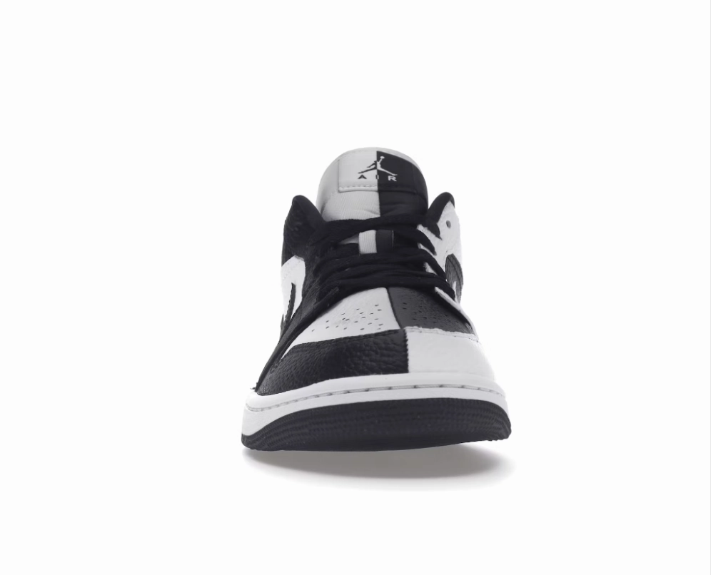 Jordan 1 Low SE Homage Split White Black Bonded seams