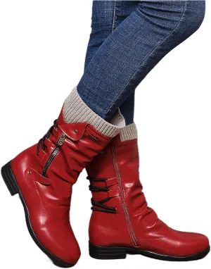 Boots For Women Knee High Wide Width Cowboy Boots Cowgirl Western Pointed Toe Wide Calf Fashion Classic Boot