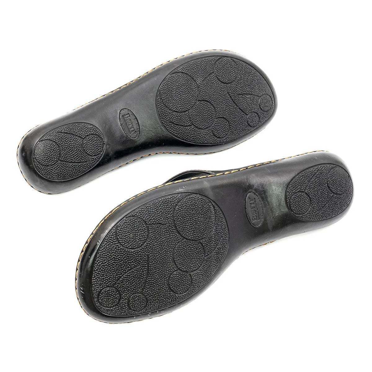 Born Whitman Sliders Leather Black Colour For Men