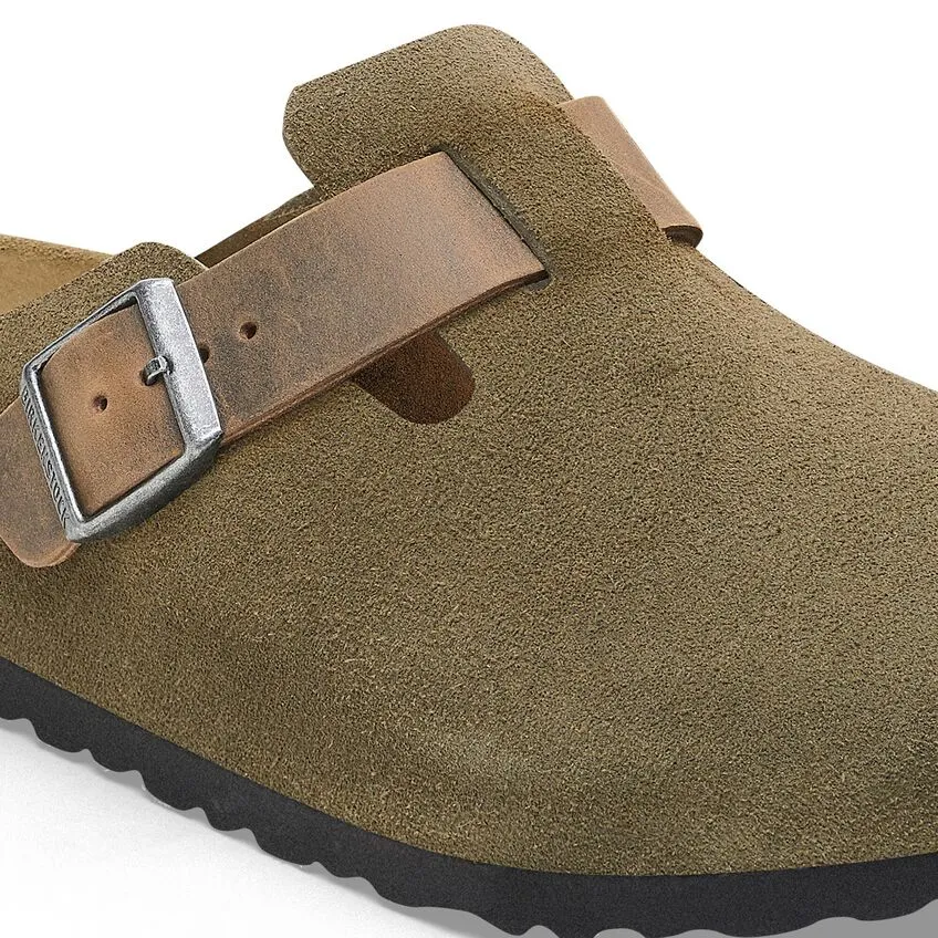 Boston Classic Footbed : Thyme Suede/Oiled