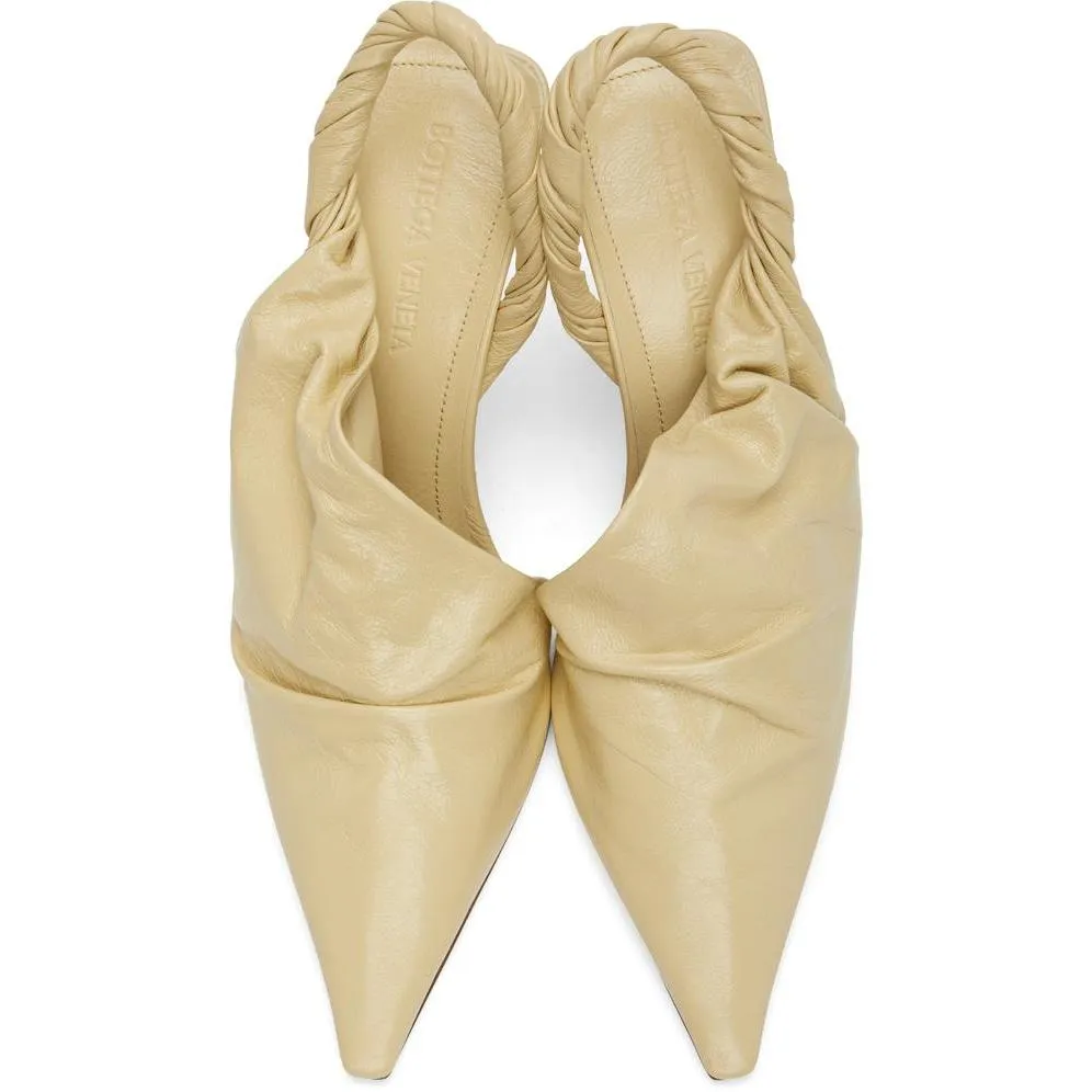 Bottega Veneta Beige 'The Point' Mules