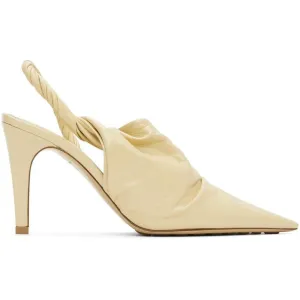 Bottega Veneta Beige 'The Point' Mules