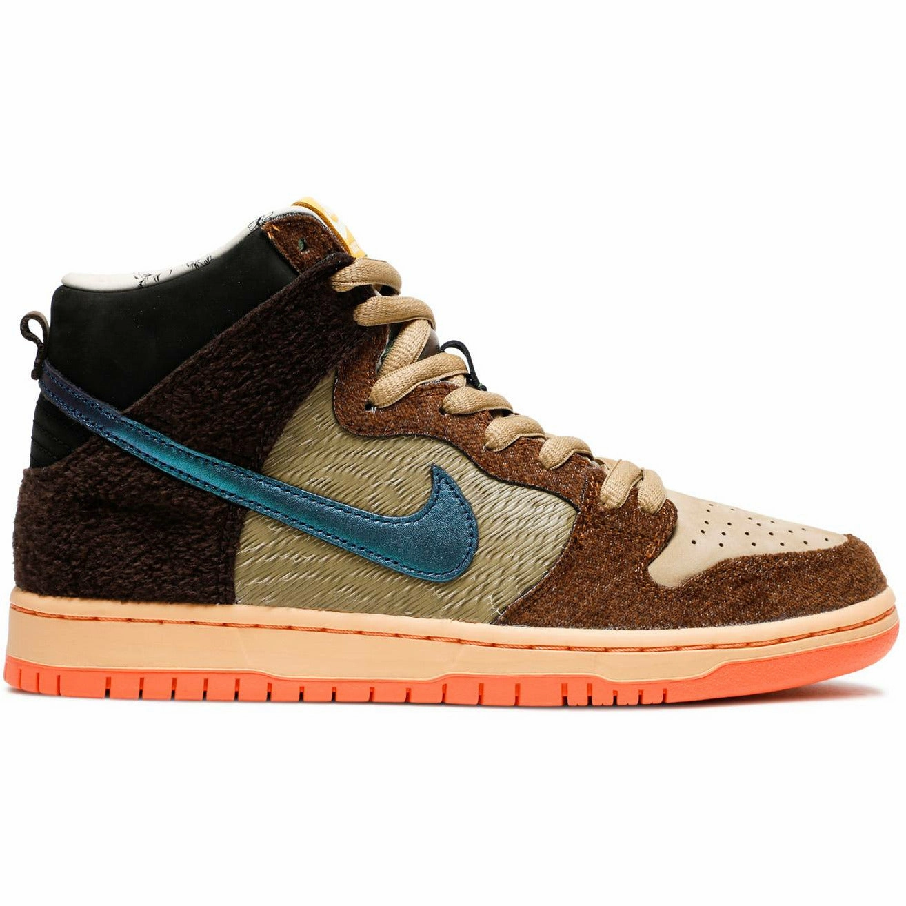 SB Dunk High X Concepts "TurDUNKen" low - top shoes Slip Resistant