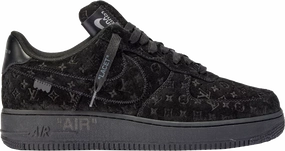 AF1 x OW by Virgil - Triple Black Customs Quick Trip Easy Walk