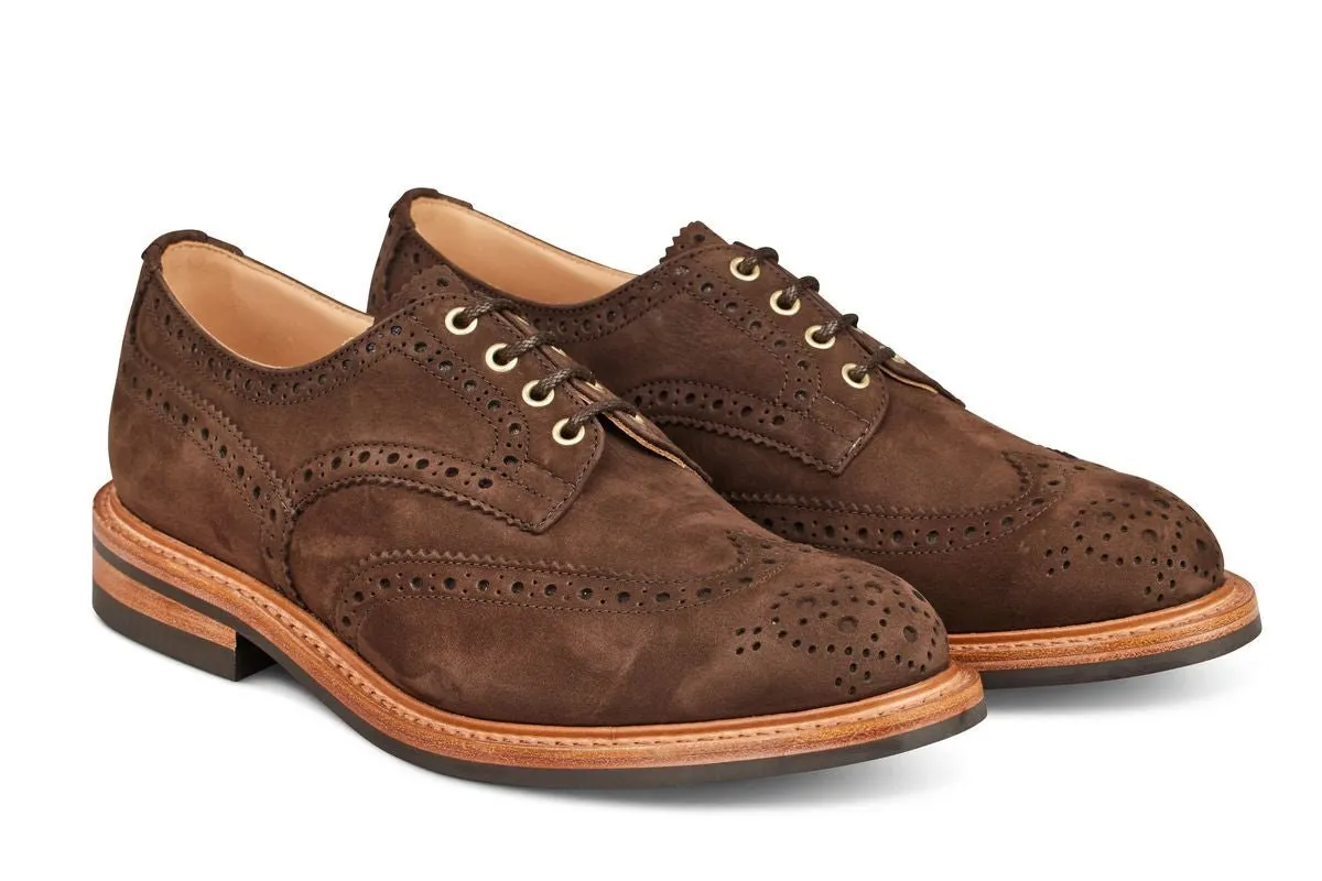 Bourton Country Shoe - Brown Hydro Nubuck