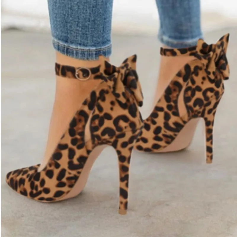Bowknot Pointed Toe High Heels