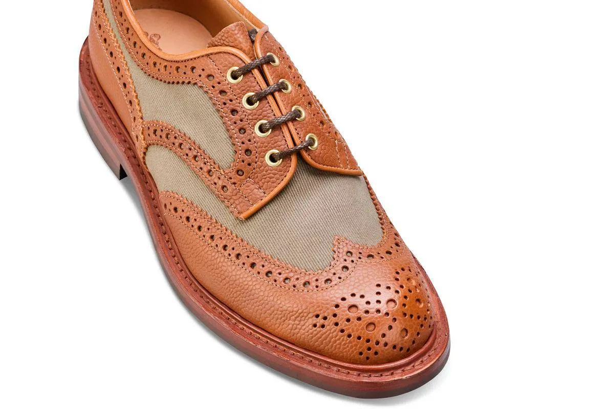 Bowood Country Shoe - Mahogany/Khaki Two Tone