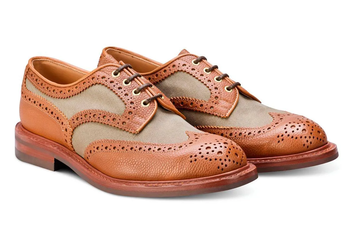 Bowood Country Shoe - Mahogany/Khaki Two Tone
