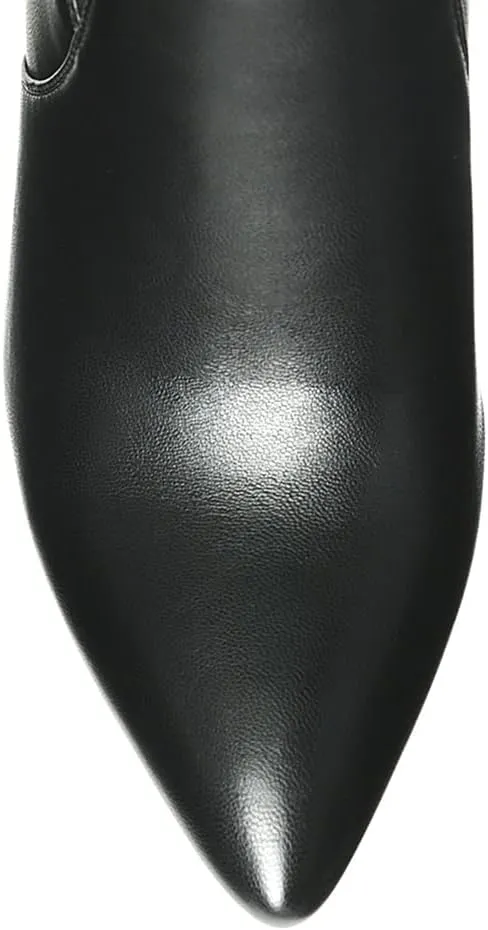 Brandy Faux Leather Over The Knee High Heeled Boots