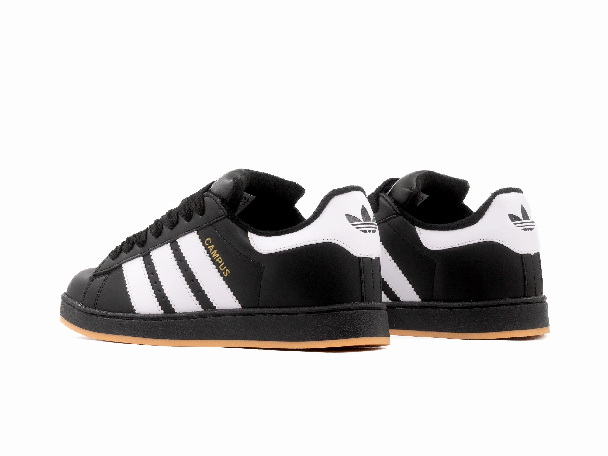 Tenis Campus Negro Blanco Suela Negra Model Day