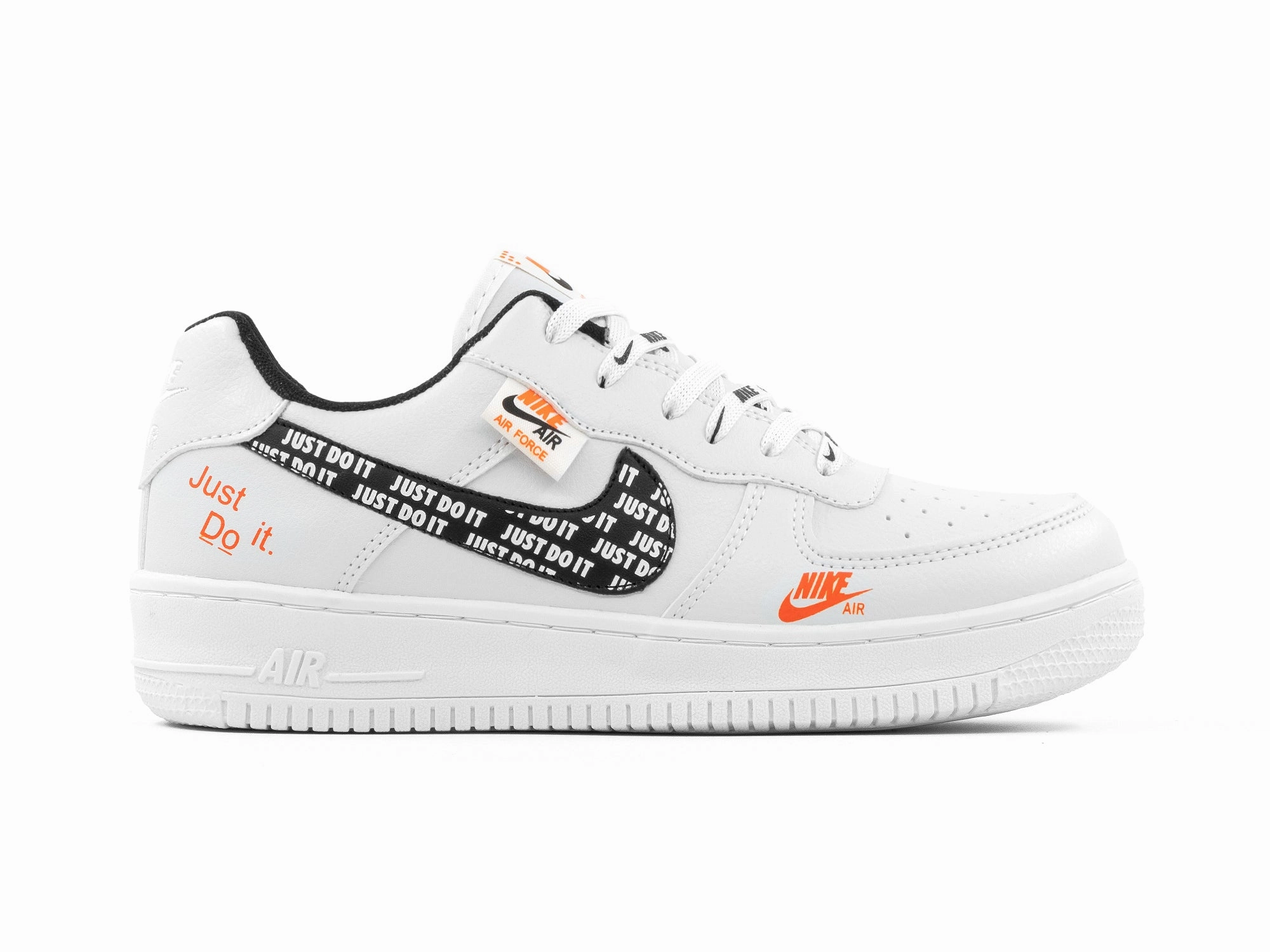 Grip Enhanced Outsole Tenis 270 Blanco Negro Naranja