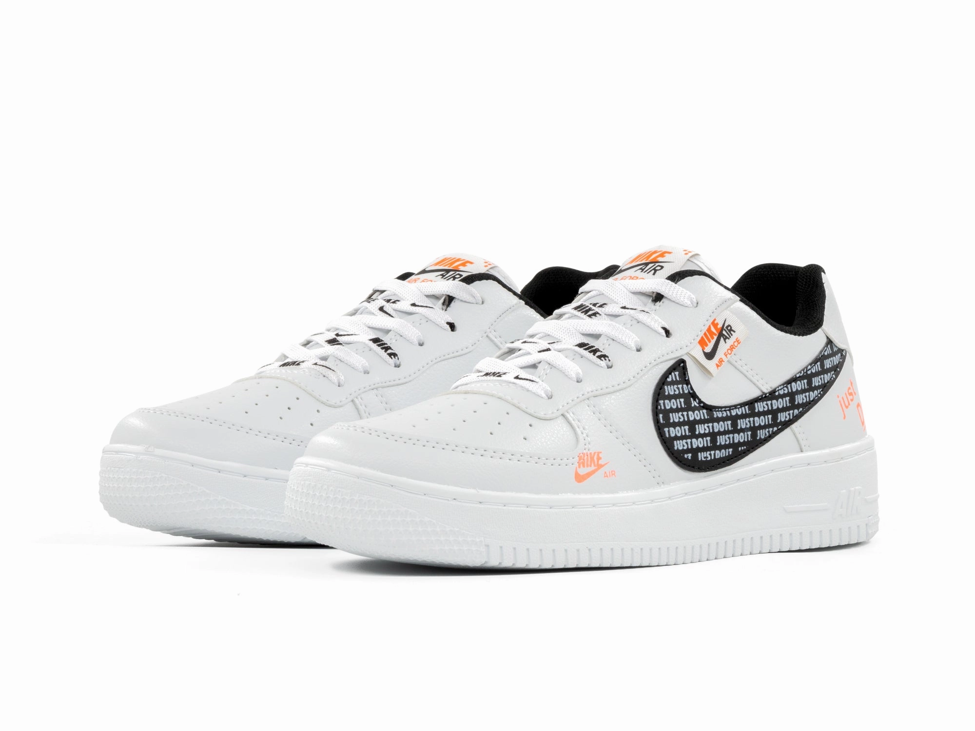 Tenis 270 Blanco Negro Naranja Light Steps
