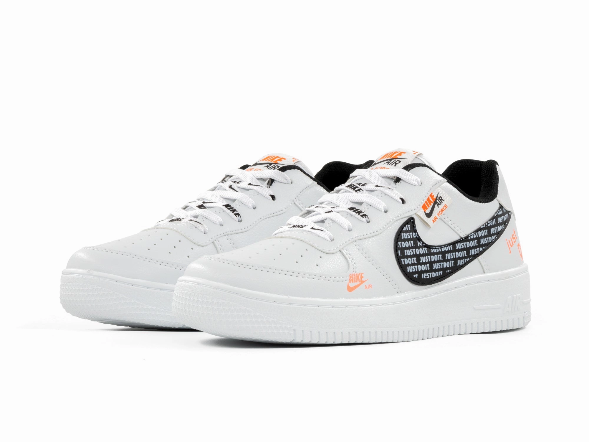 Tenis 270 Blanco Negro Naranja Easy Steps Reinforced Heel Cup
