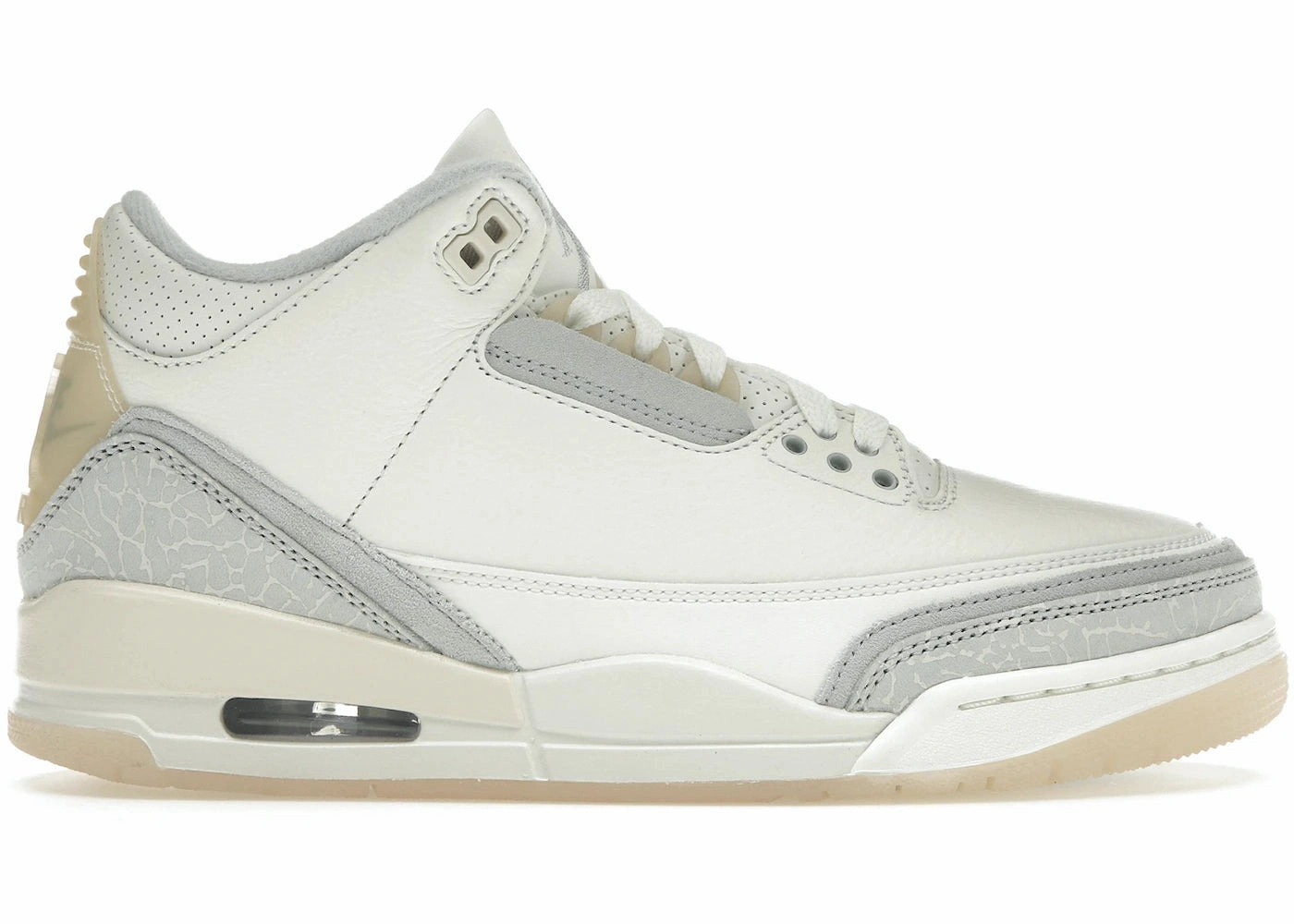 anti - injury urban - runner Jordan 3 Retro Craft Ivory