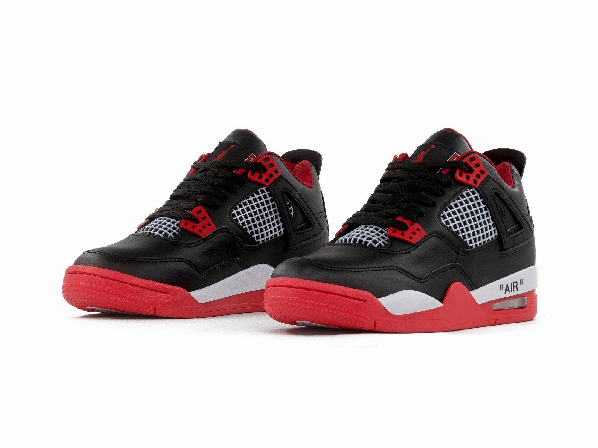 Dynamic Balance hydro - resistant shoes Tenis Retro 4 Negro Rojo