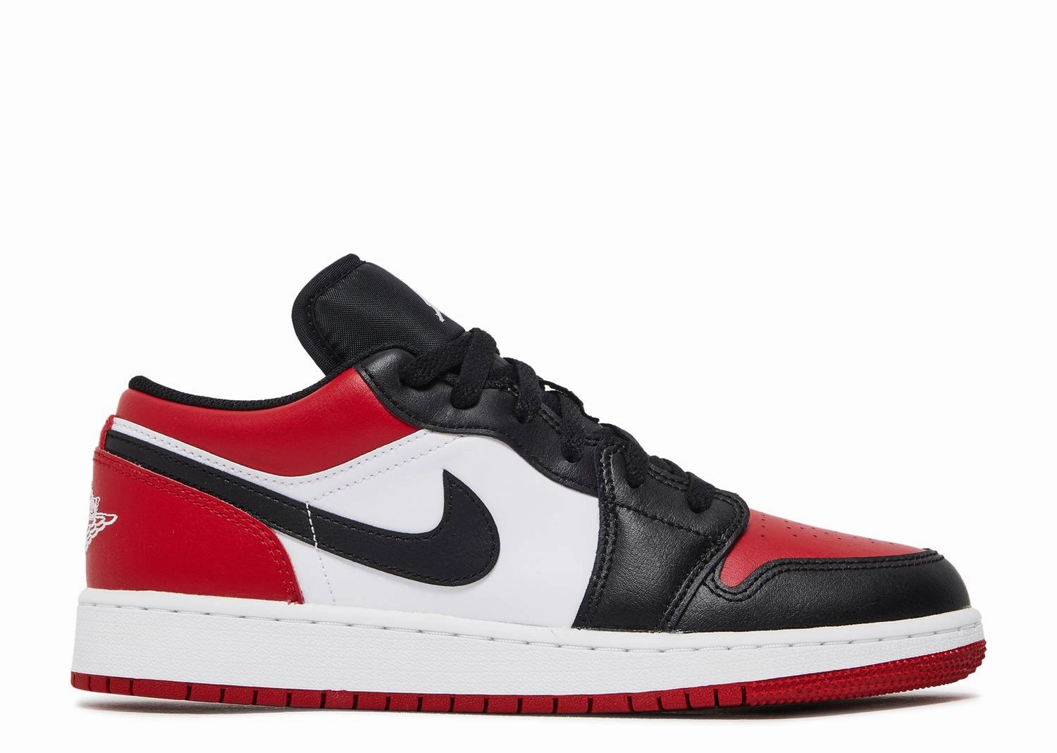 Air Jordan 1 Low GS "Bred Toe" (Wilmington Location) Ultra Breathable Upper