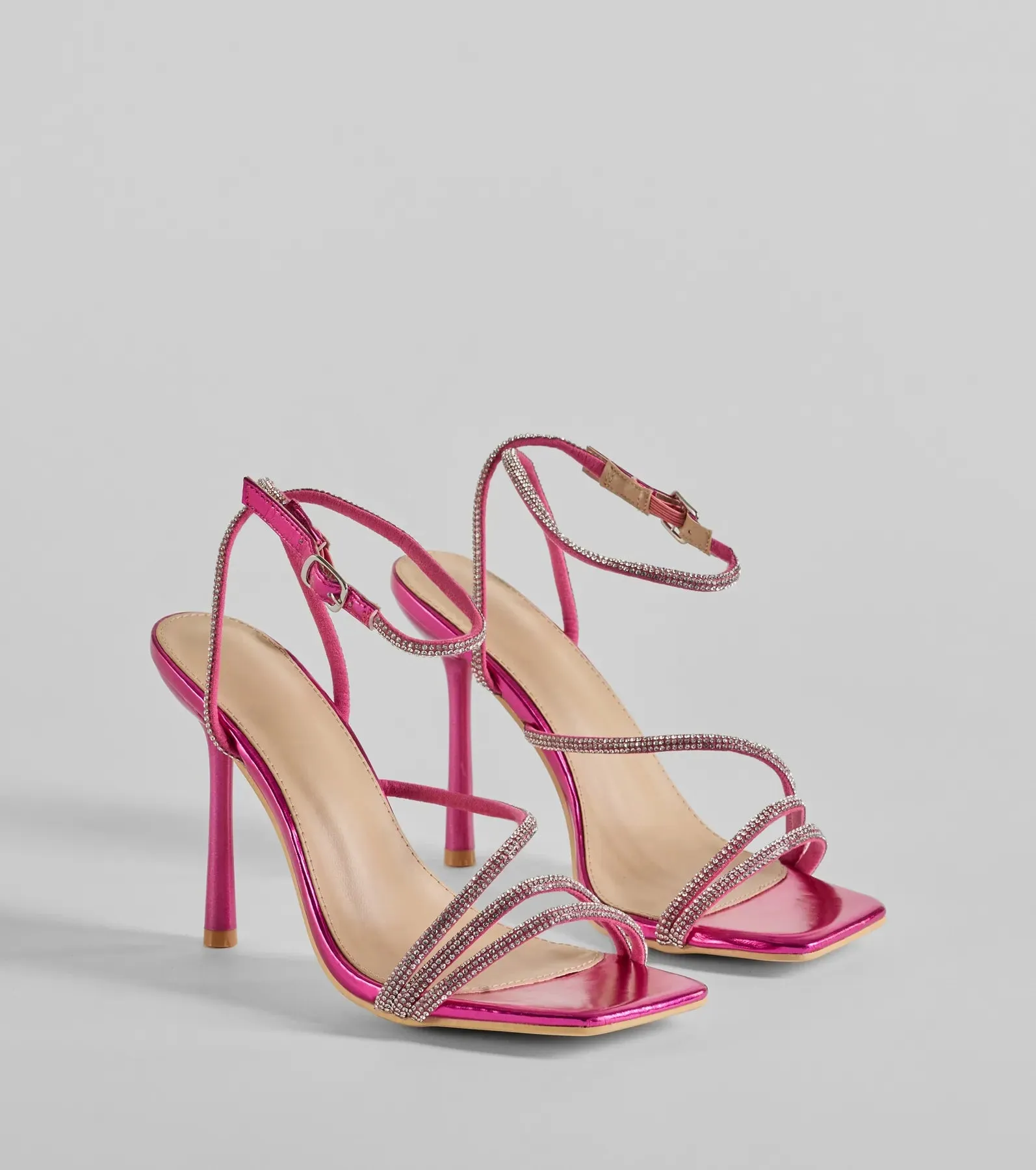 Bring On The Glitz Rhinestone Stiletto Heels