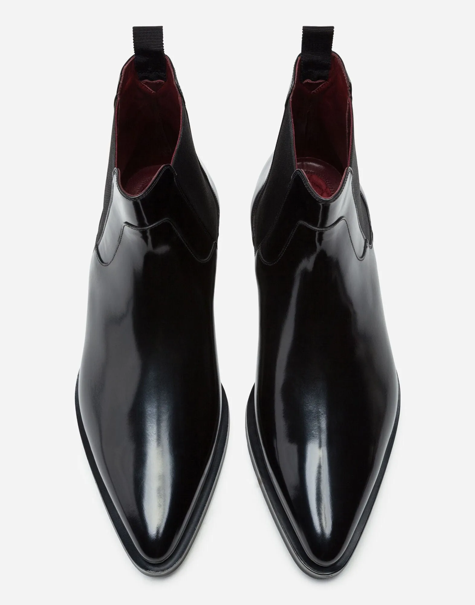 Brushed Calfskin Chelsea Boots