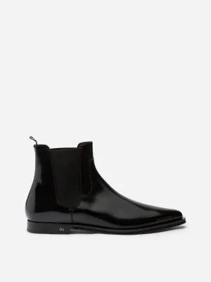 Brushed Calfskin Chelsea Boots