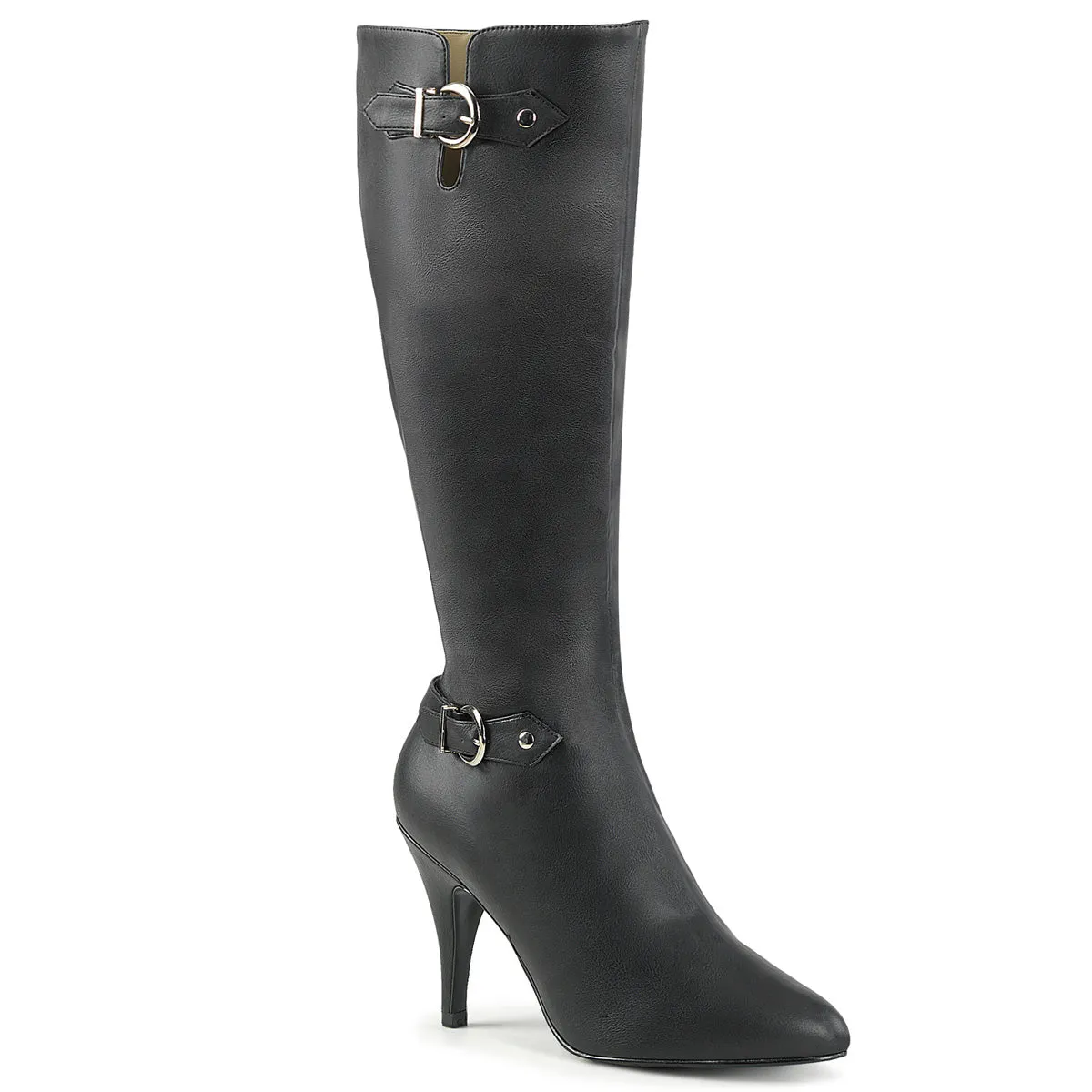 Buckle Knee Boots with 4-Inch Heel DREAM-2030