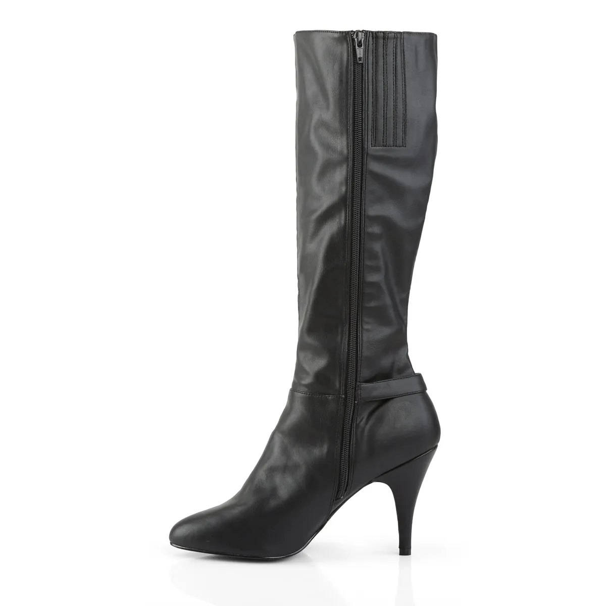 Buckle Knee Boots with 4-Inch Heel DREAM-2030