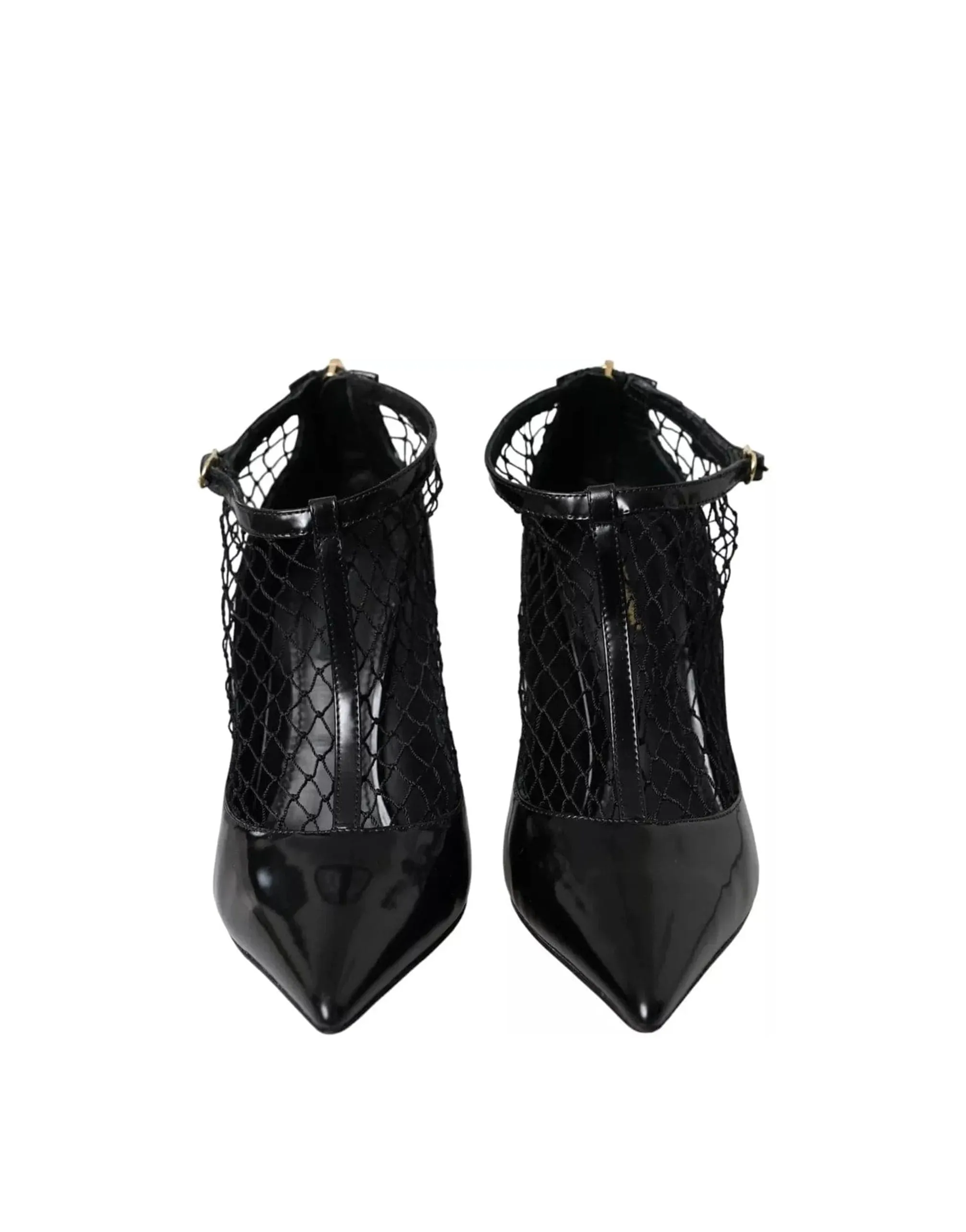 Buckle Strap Mesh Pumps
