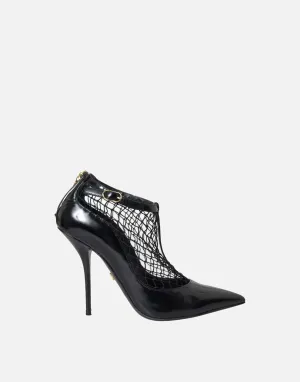 Buckle Strap Mesh Pumps