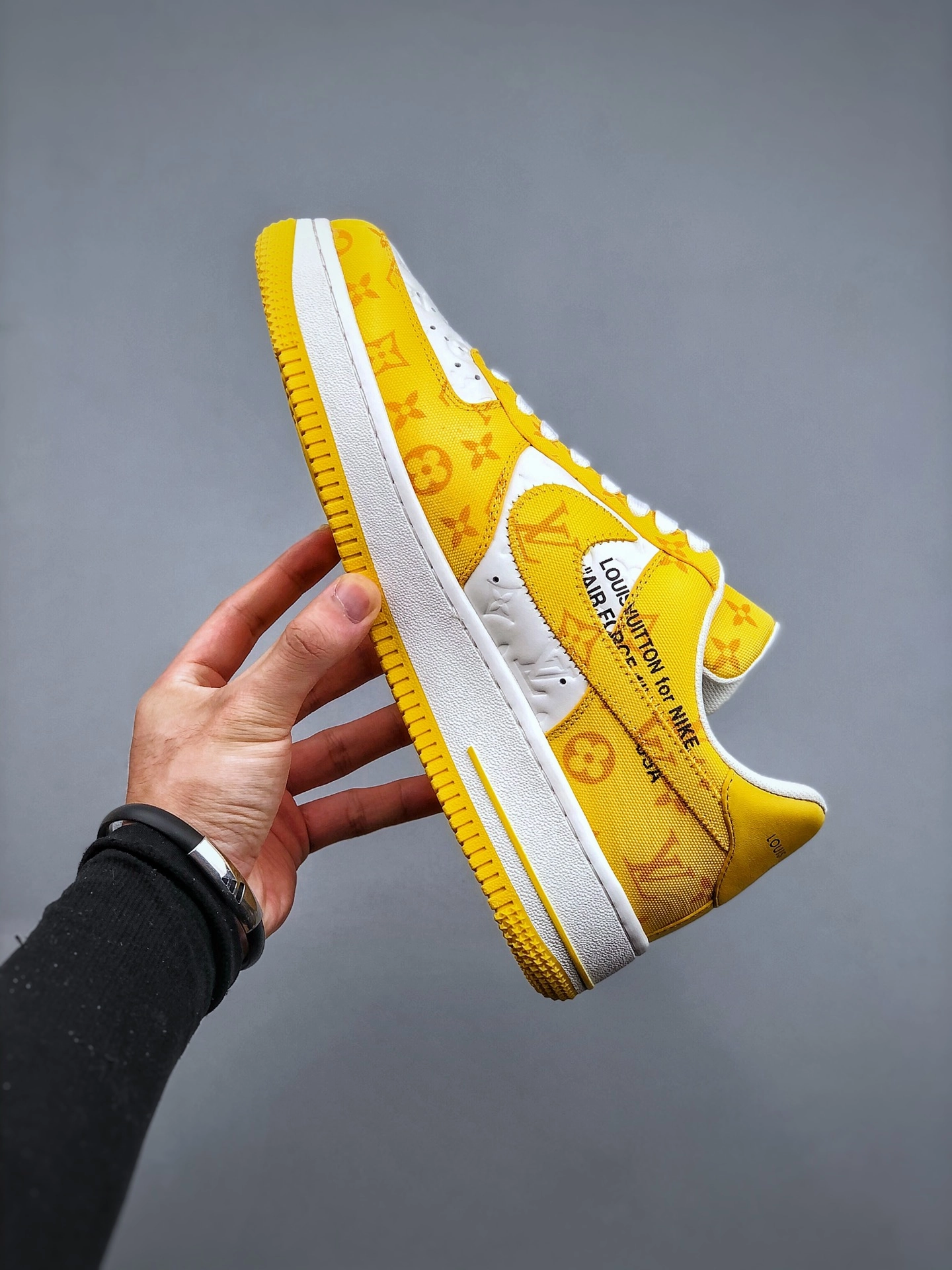 AF1 x OW by Virgil - Yellow Customs Dynamic Arch Classy Fit