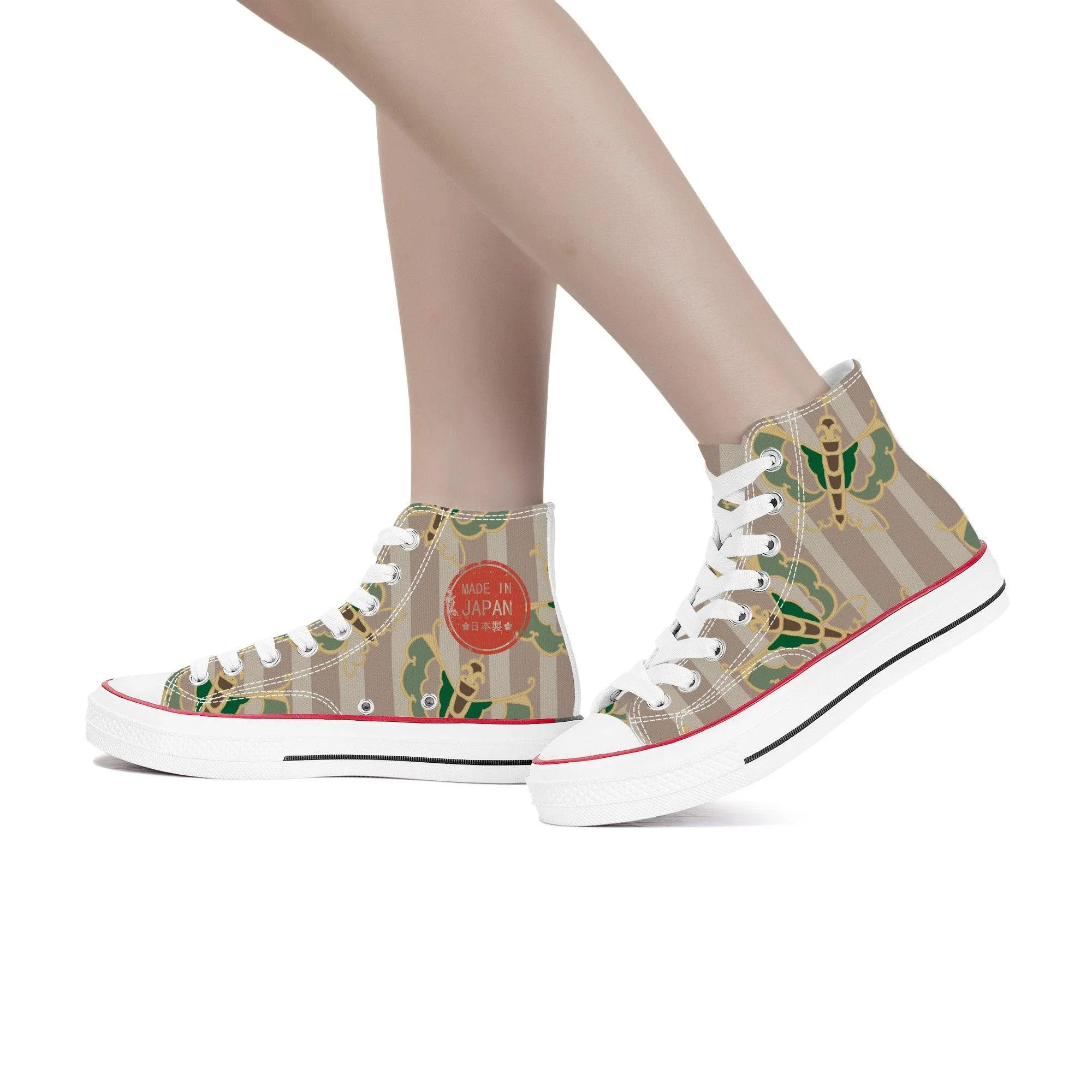 Butterfly and Sakura High tops