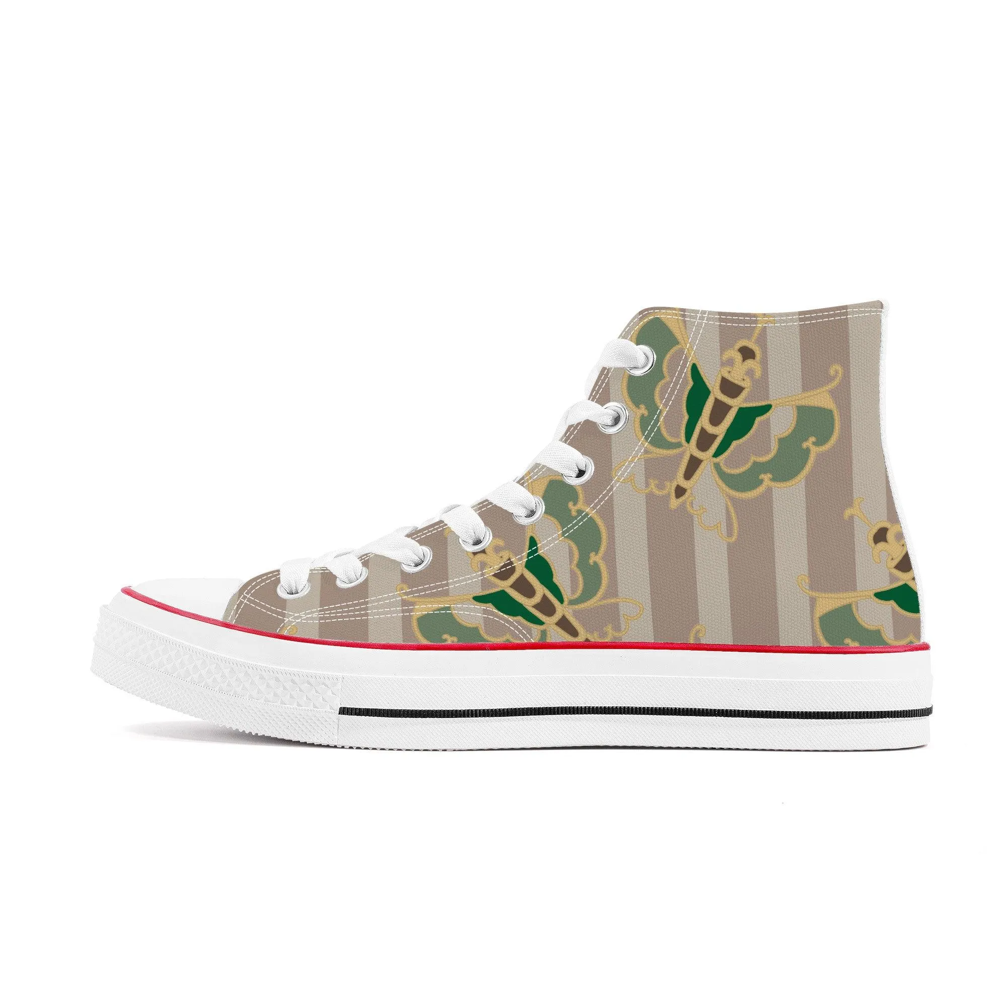 Butterfly and Sakura High tops