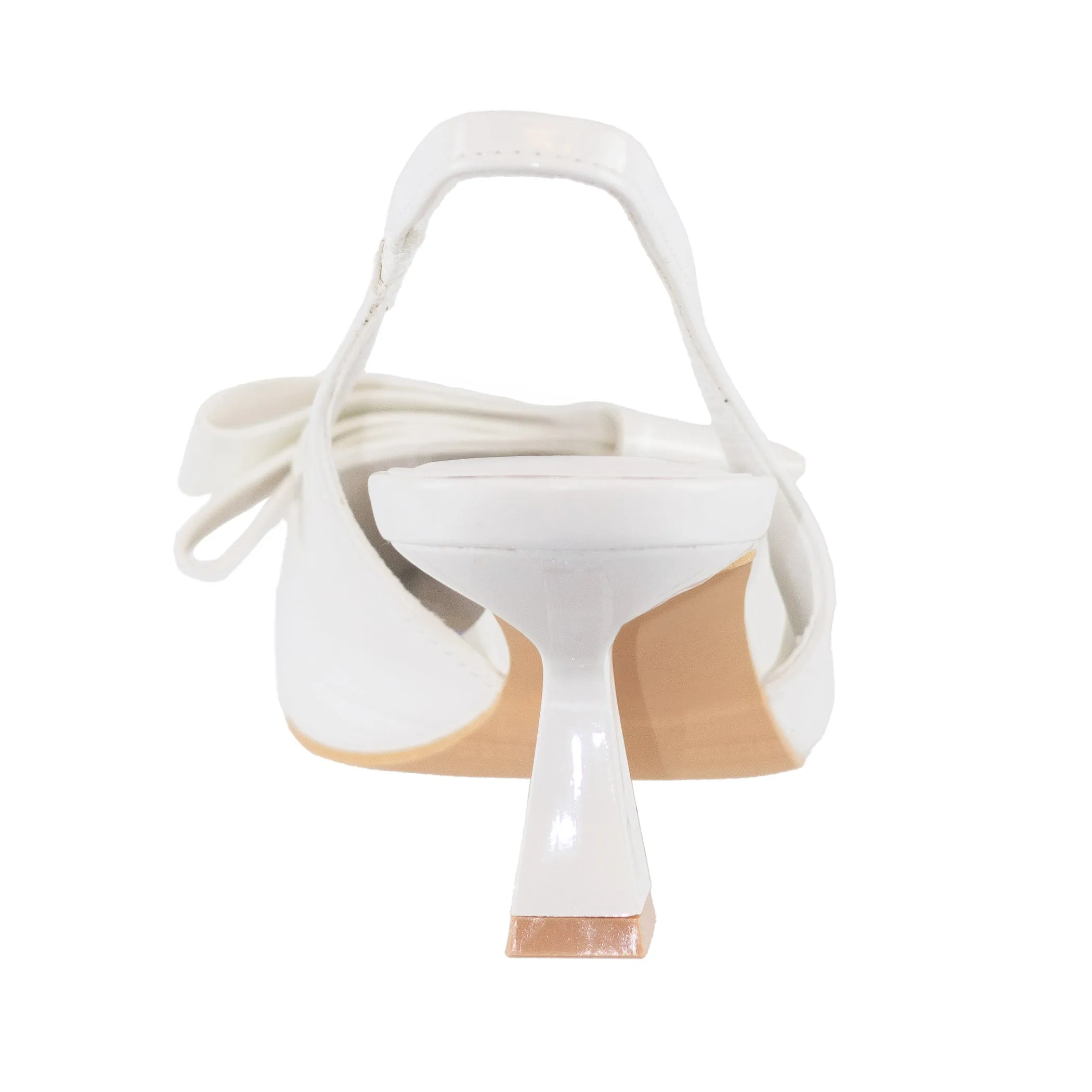 Calliope - Women's Kitten Heels, Slingback Design with Bow Accent, Ideal for Adding Elegance to Any Outfit