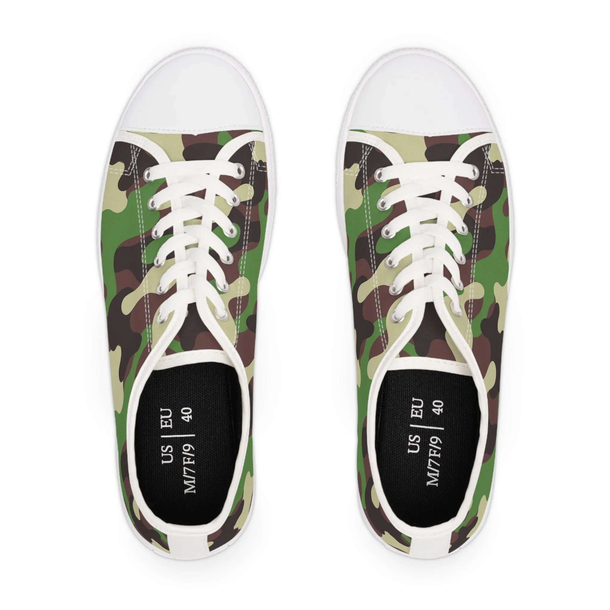 Camo no 10 Women's Low Top Sneakers