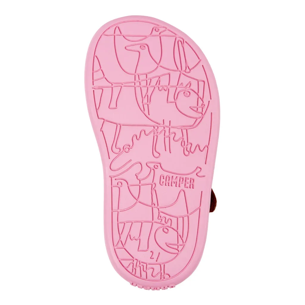 Camper For Kids Multi Colour Velcro Strap Sandals