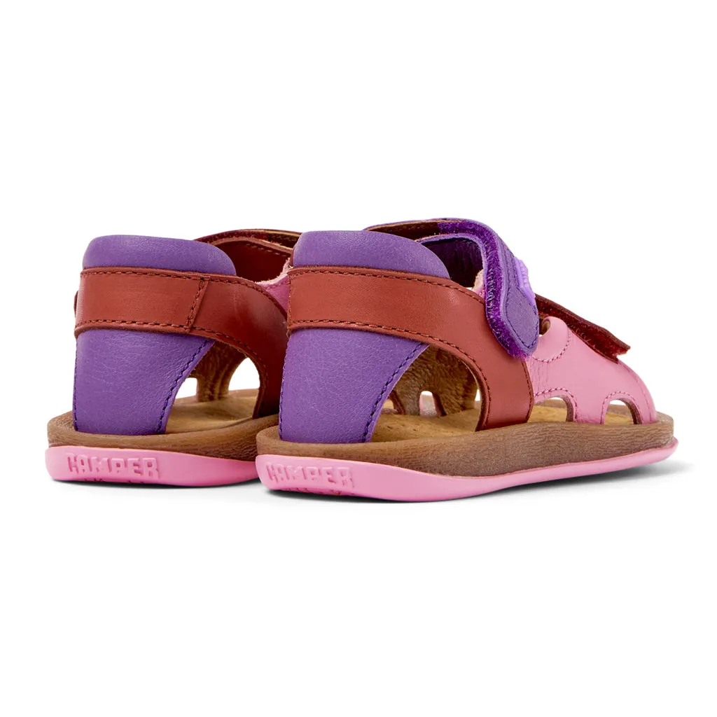 Camper For Kids Multi Colour Velcro Strap Sandals