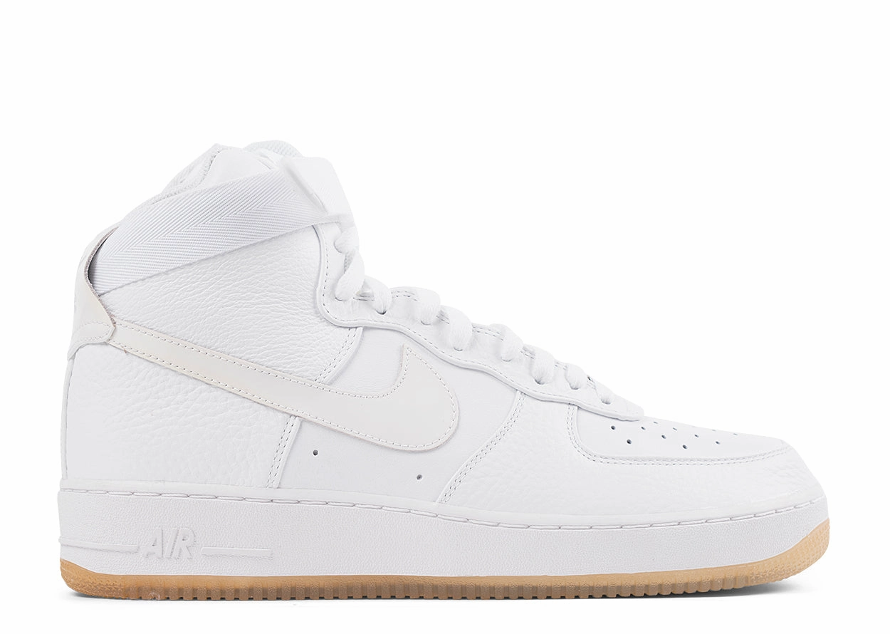 Air Force 1 High Cmft Premium QS "Triple White Ice" Casual cushioning Smooth interior