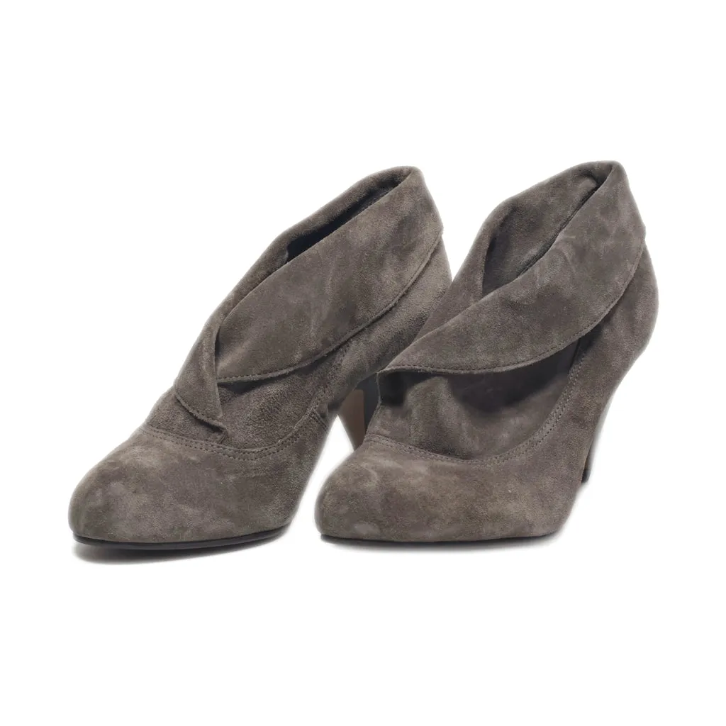 Carvela Kitten Heels Suede Grey Colour For Women