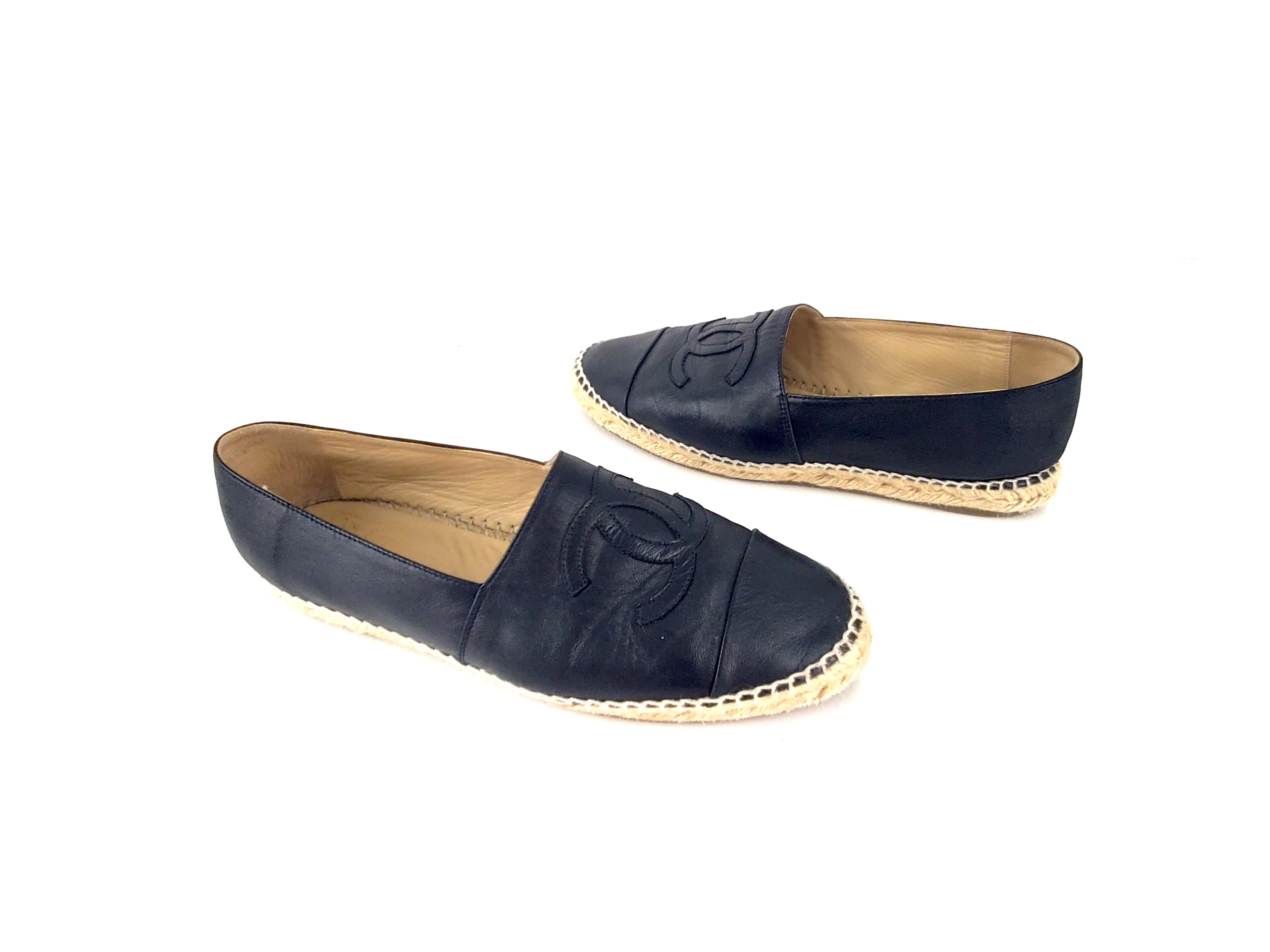 Chanel Leather Espadrilles 42