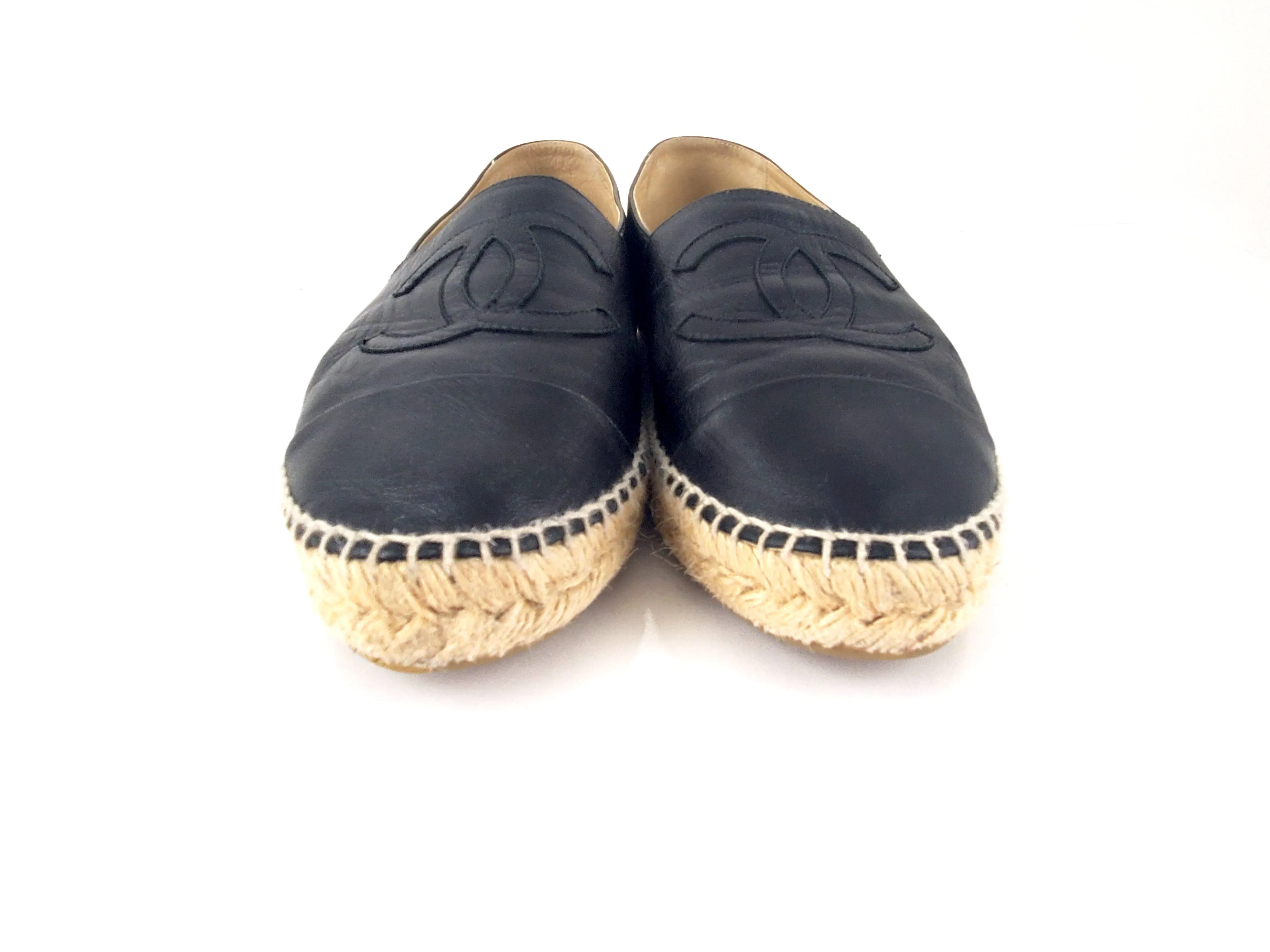 Chanel Leather Espadrilles 42
