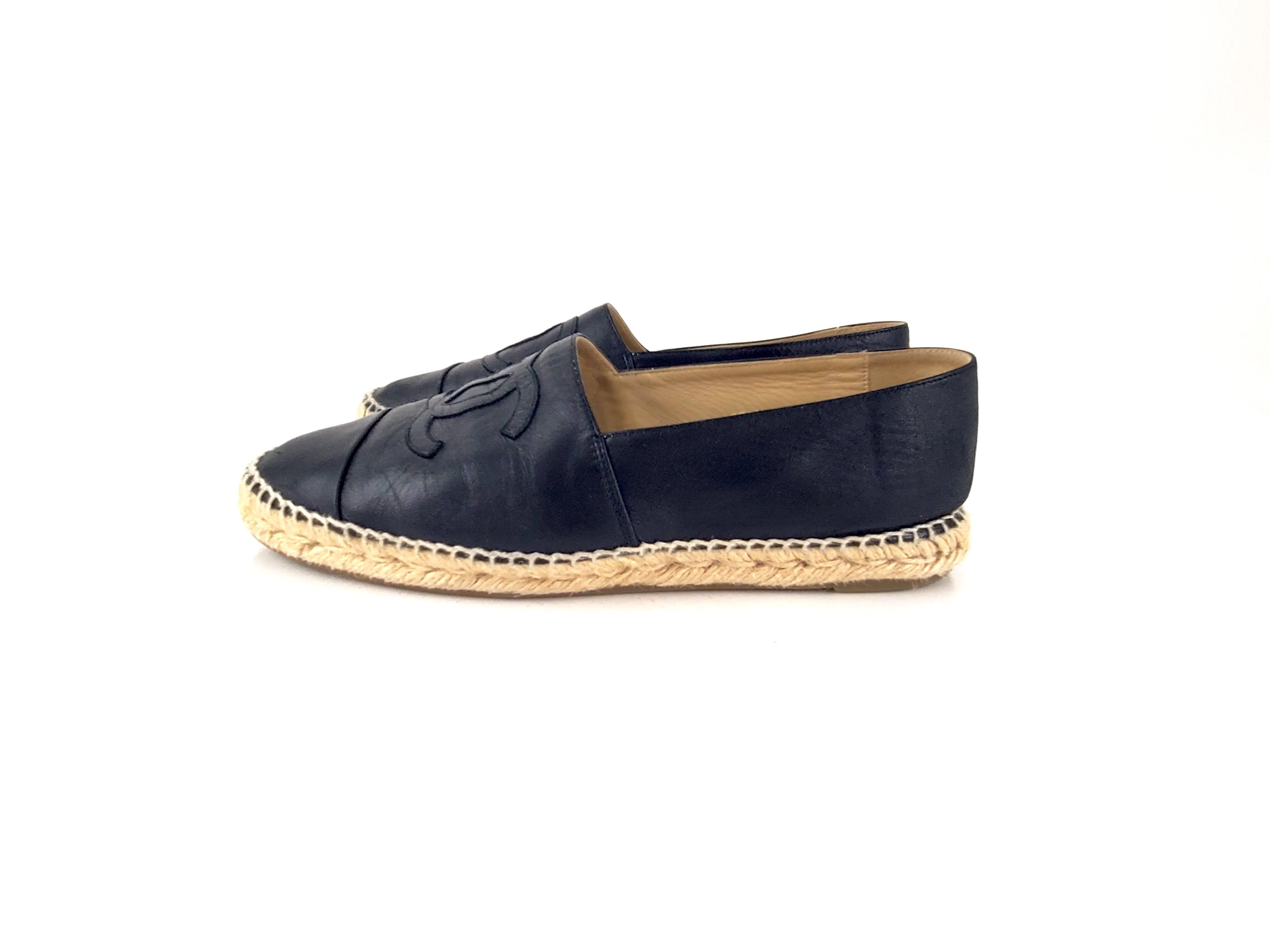Chanel Leather Espadrilles 42