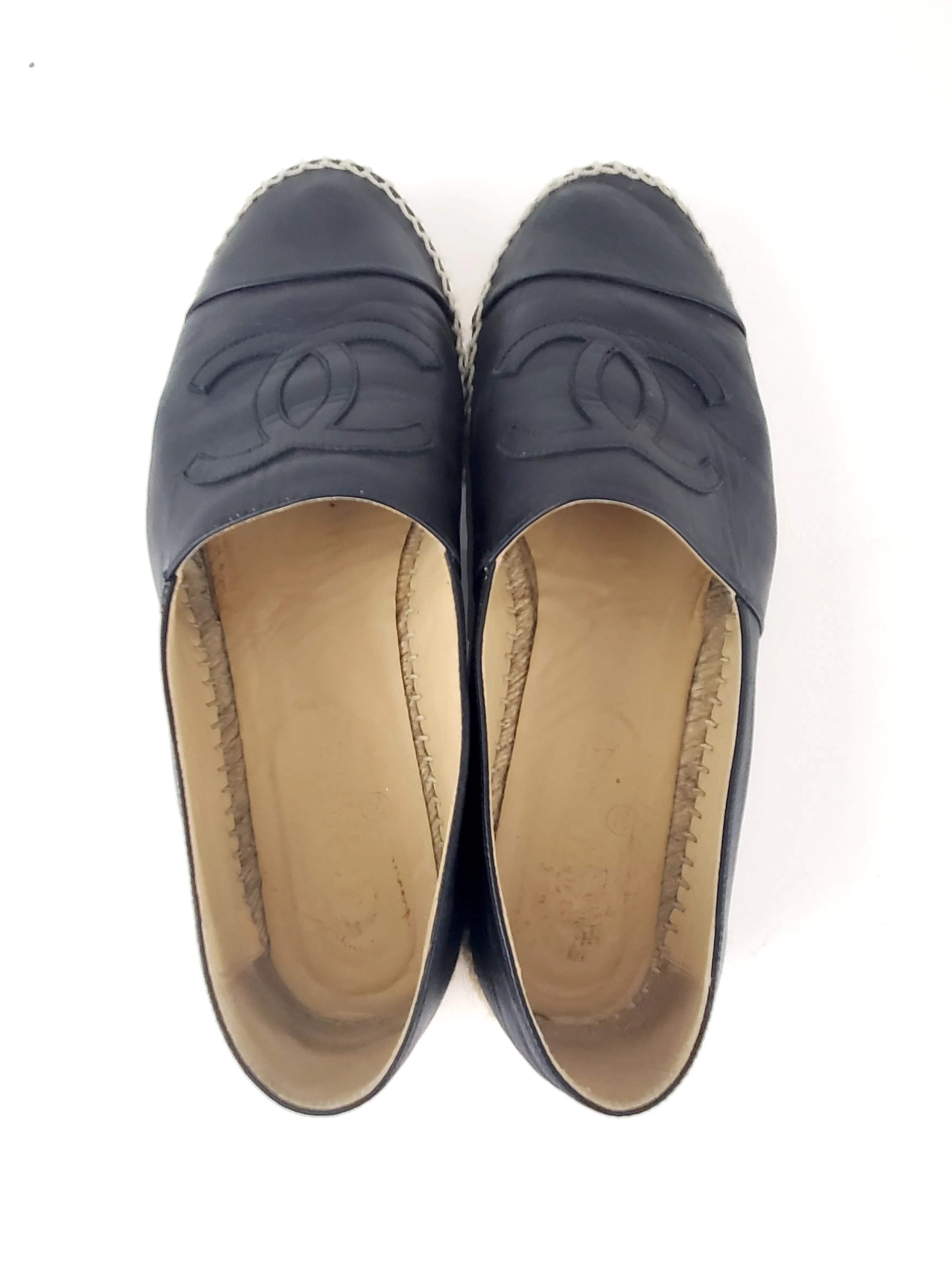 Chanel Leather Espadrilles 42