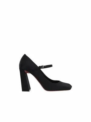 Charlotte Satin Mary-Jane Pumps