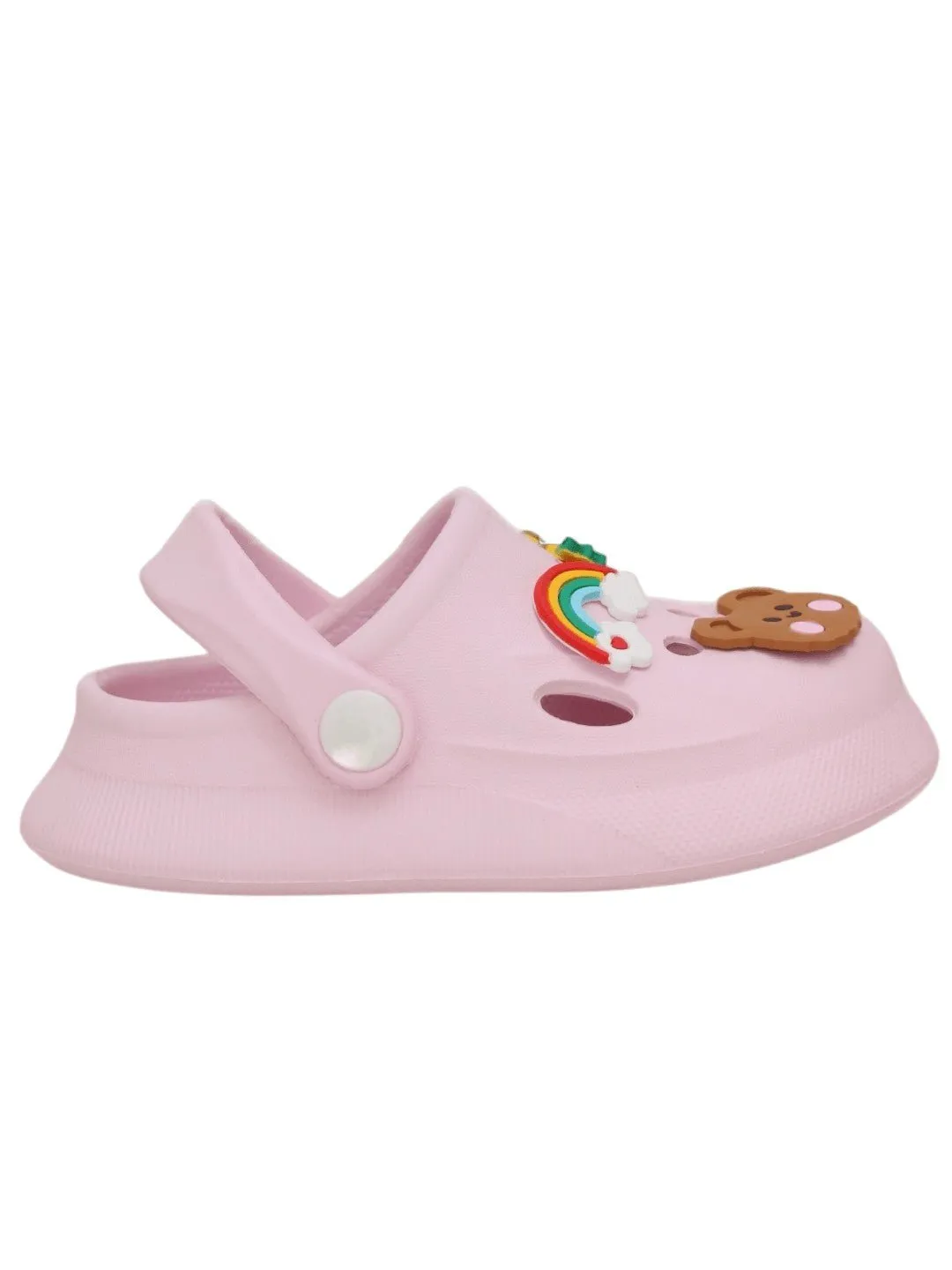 Charming Pink Critter Clogs for Kids - Adorable & Comfortable! Assorted Motif Clogs
