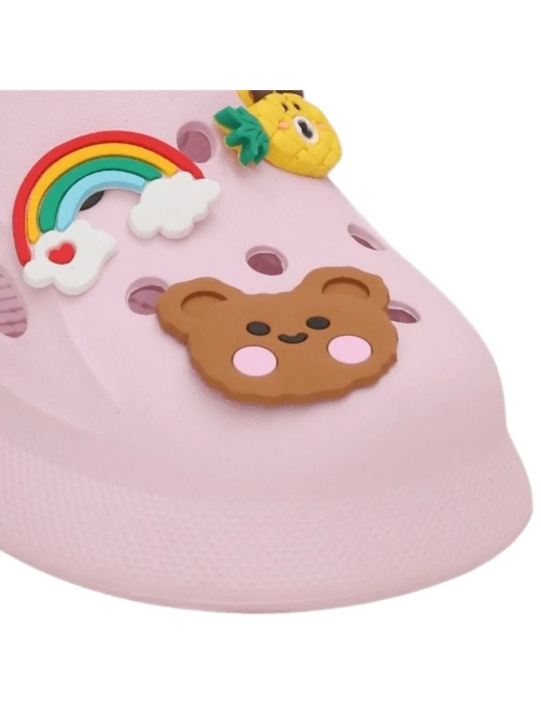 Charming Pink Critter Clogs for Kids - Adorable & Comfortable! Assorted Motif Clogs