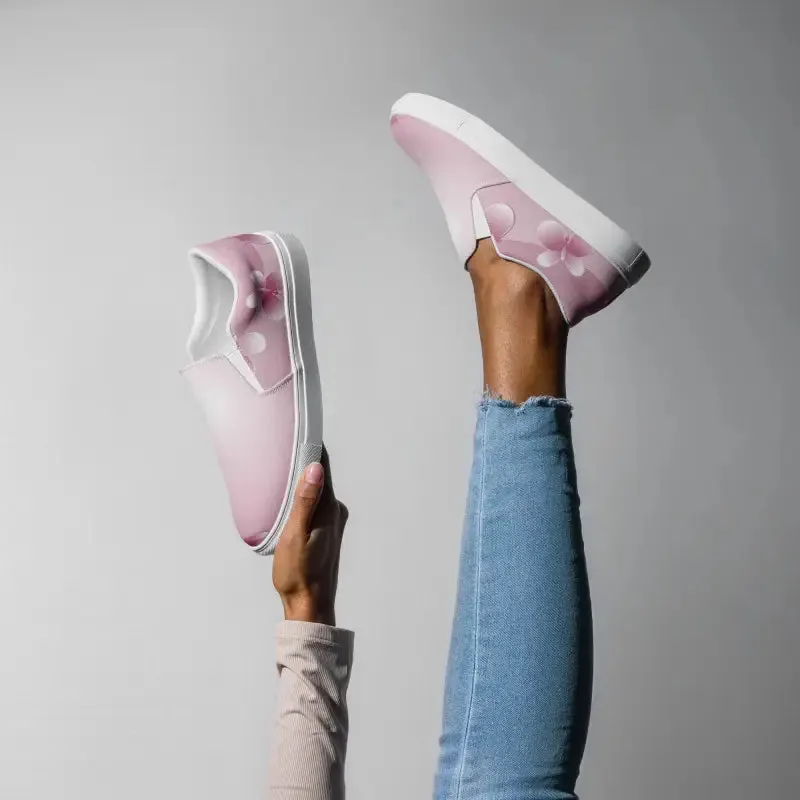 Chic Canvas Shoes Womens Slip Ons